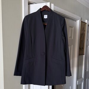 CAbi Black Women's Blazer. Tuxedo Style Sz. 10 Never worn.